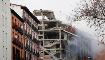 بالفيديو .. إنفجار ضخم في العاصمة الإسبانية   