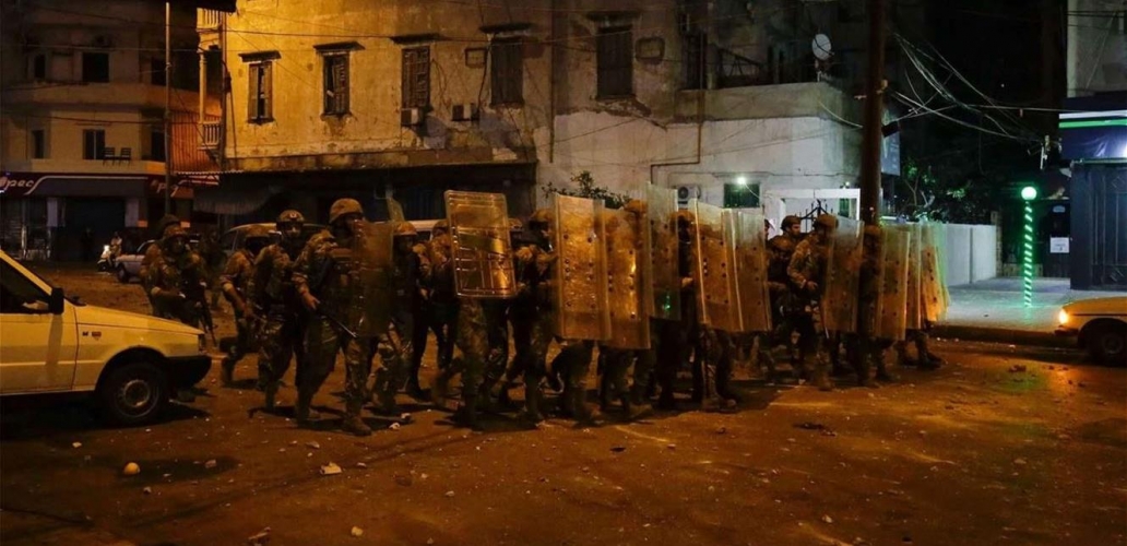 مواجهات عنيفة مع القوات الأمنية في طرابلس اللبنانية أمس