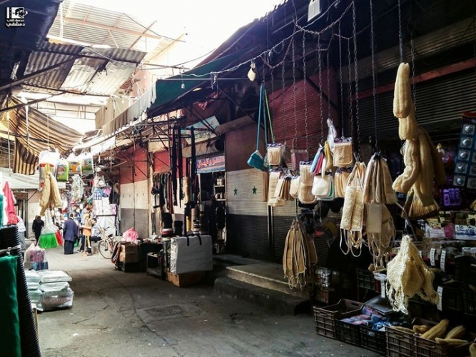 بدء ترميم سوق السروجية المجاور لقلعة دمشق