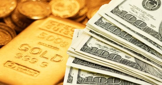 انخفاض الذهب بفعل تراجع الدولار