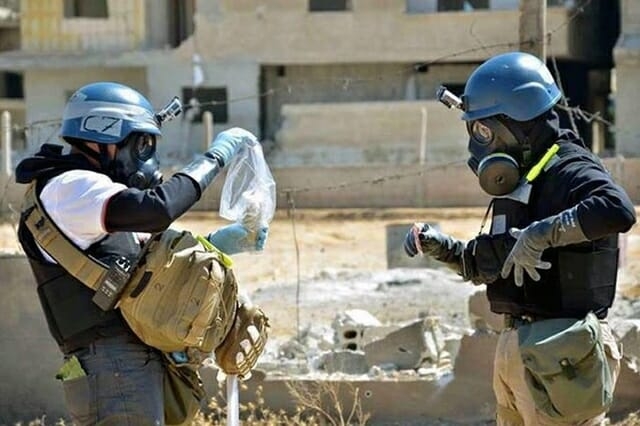 روسيا تطالب منظمة حظر الأسلحة الكيميائية كشف ملابسات الهجوم المزعوم في دوما