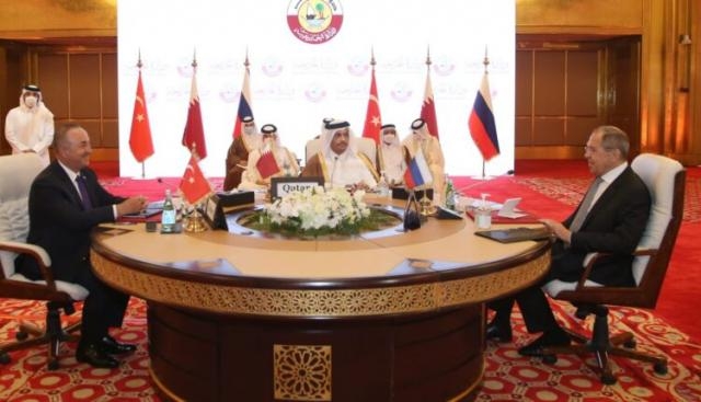 وزير خارجية قطر: ندعم الحفاظ على وحدة الأراضي السورية وجهود الحلّ السلمي