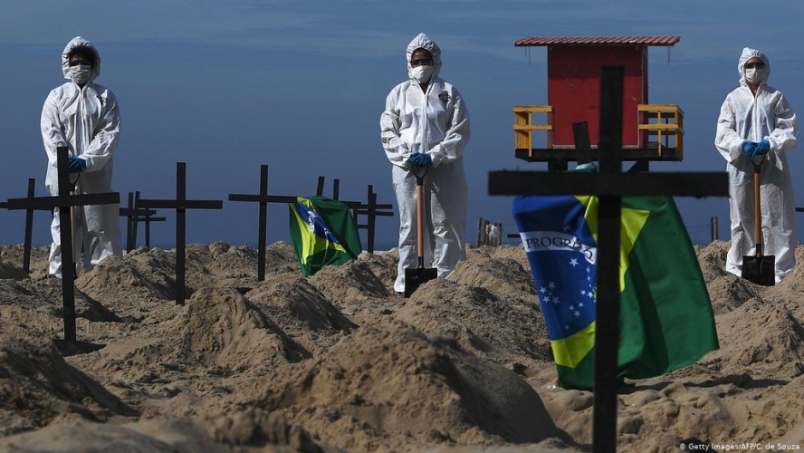 إصابات كورونا في البرازيل تتجاوز 12.5 مليون 