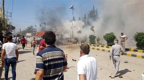 انفجار عبوة ناسفة بسيارة لميلشيا الإحتلال الأمريكي تسفر عن إصابات