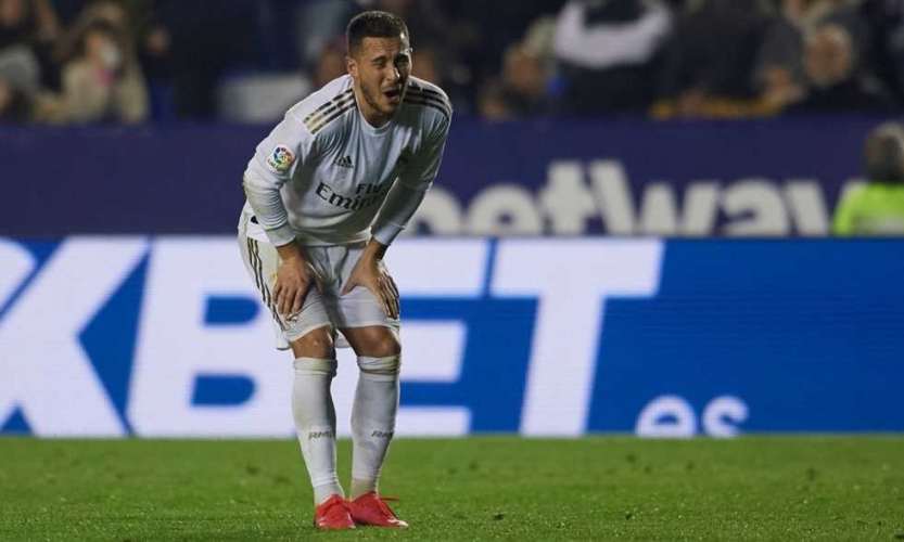 الإصابة تغيب لاعب ريال مدريد هازارد عن مواجهة ليفربول