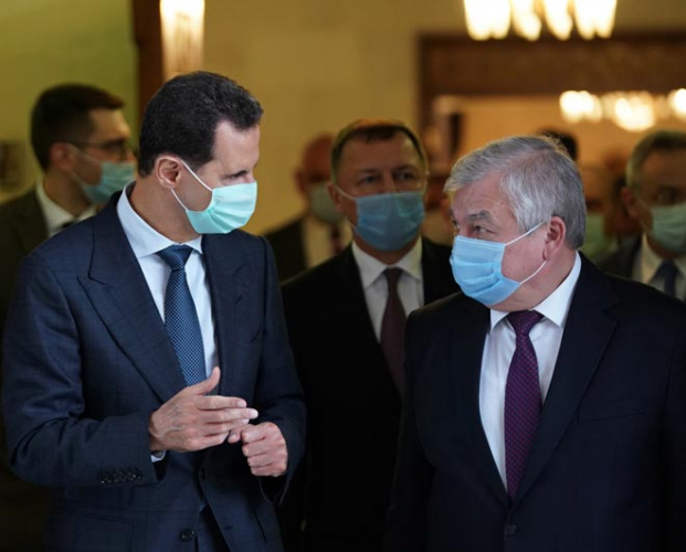 الرئيس الأسد يستقبل لافرنتييف… تأكيد على تكثيف العمل الثنائي لتخفيف آثار العقوبات   
