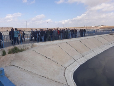 وضع محطة معالجة مياه الصرف الصحي والصناعي في حمص بالخدمة