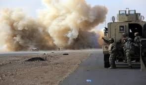 تفجير يستهدف رتل دعم لوجستي للتحالف الأمريكي في العراق