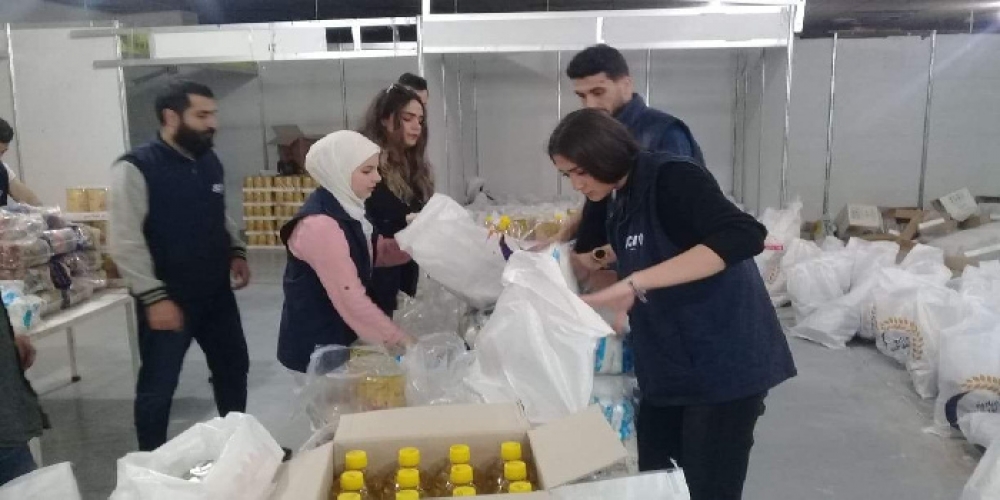 إطلاق مبادرة أهل الخير الرمضانية من مدينة المعارض بحمص
