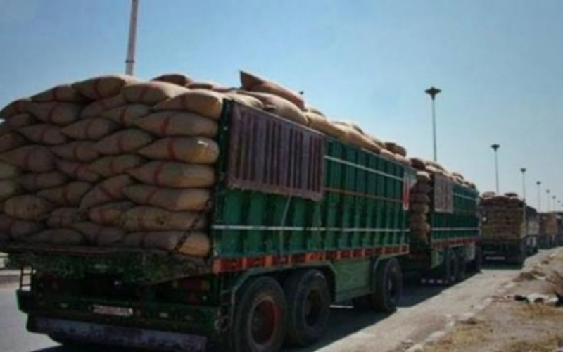 الاحتلال الأمريكي يخرج 88 شاحنة وصهريجاً محملة بالنفط والقمح المسروق من سورية إلى شمال العراق