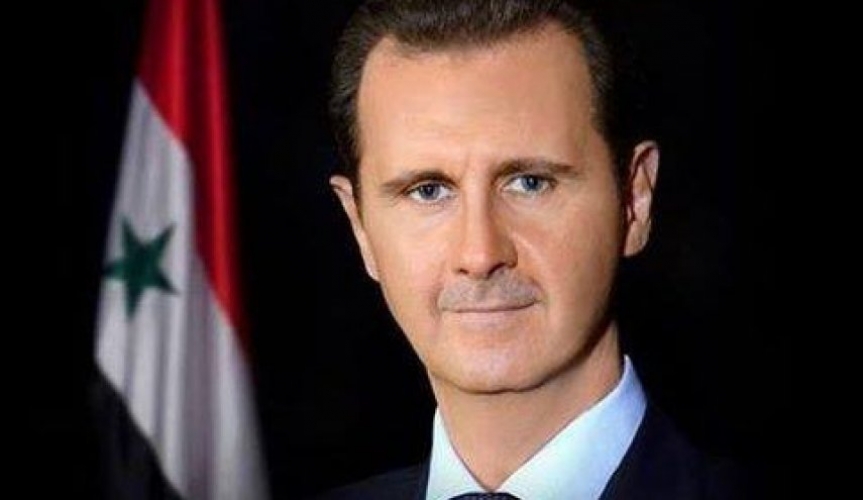 المرشح بشار الأسد يطلق حملته الانتخابية تحت شعار الأمل بالعمل