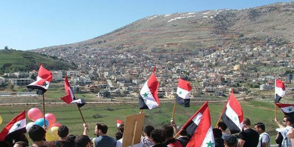 الجولان السوري المحتل يتضم  للاضراب العام في فلسطين يوم غد..