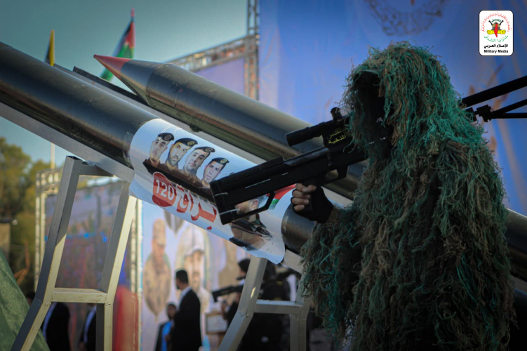 عرض عسكري مهيب لسرايا القدس في غزة   