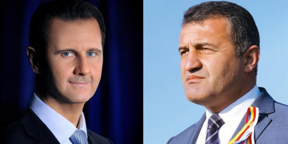 برقية تهنئة من رئيس جمهورية أوسيتيا الجنوبية للرئيس الأسد بمناسبة فوزه بانتخابات الرئاسية
