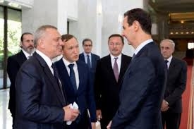 الرئيس الأسد يستقبل يوري بوريسوف نائب رئيس وزراء روسيا الاتحادية.