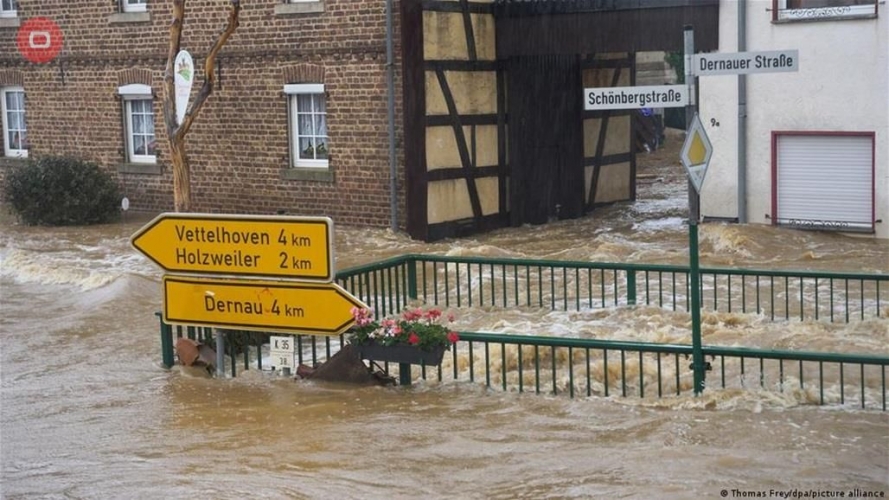 إجلاء المئات بسبب فيضان أحد السدود في غرب ألمانيا