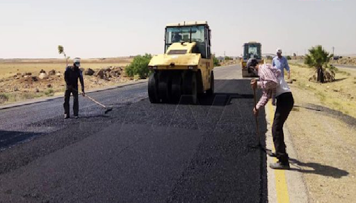 إنجاز 70 % من مشروع صيانة المسرب الشرقي لأتوتستراد درعا - دمشق