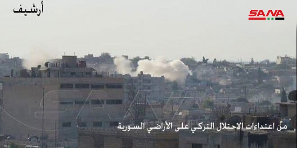 مدفعية الإحتلال التركي تستهدف منازل وحقول المدنيين في ريف حلب