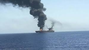 إذاعة جيش العدو: السفينة التي تعرضت لهجوم قبالة سواحل عمان ملكية يابانية وتديرها شركة إسرائيلية