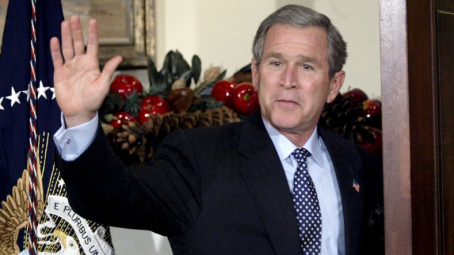 بالفيديو .. جورج بوش يعلن القضاء على طالبان قبل 20 عاماً