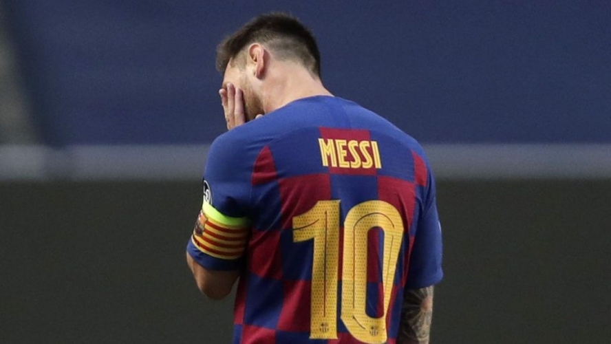 برشلونة يقرر حجب رقم قميص ميسي
