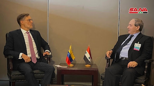 المقداد يبحث مع وزراء خارجية فنزويلا وبيلاروس وقيرغيزستان تعزيز العلاقات الثنائية