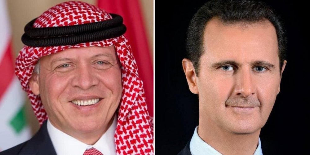 الرئيس الأسد يبحث هاتفياً مع ملك الأردن العلاقات الثنائية بين البلدين