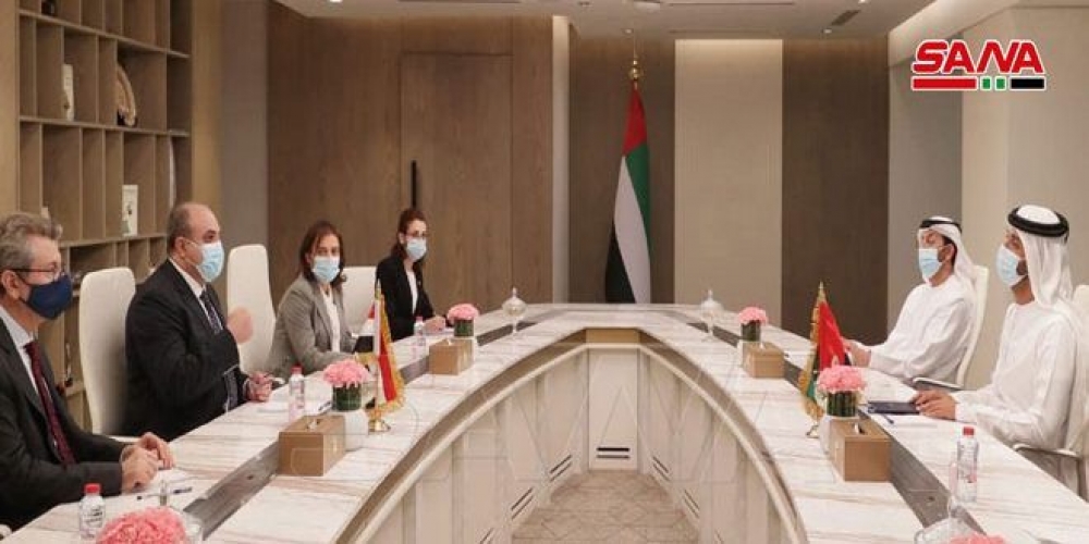 مباحثات لإعادة تفعيل مجلس رجال الأعمال السوري الإماراتي على هامش معرض إكسبو دبي
