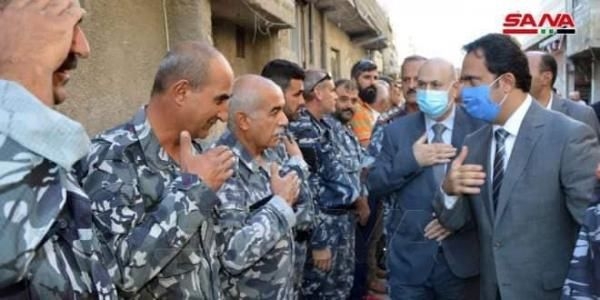 بتوجيه من الرئيس الأسد… محافظ دمشق يعزي باستشهاد عنصر فوج إطفاء دمشق
