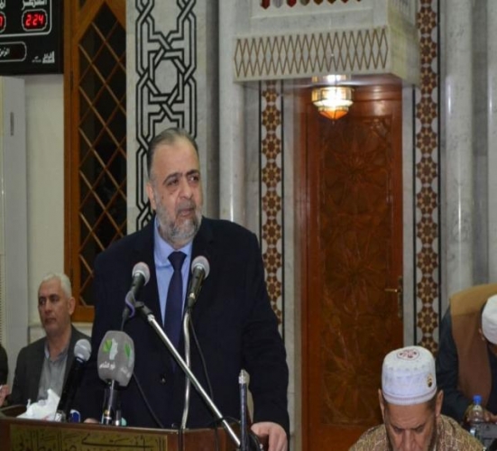 بتكليف من الرئيس الأسد.. وزير الأوقاف يقدم التعازي بوفاة الشيخ الباري
