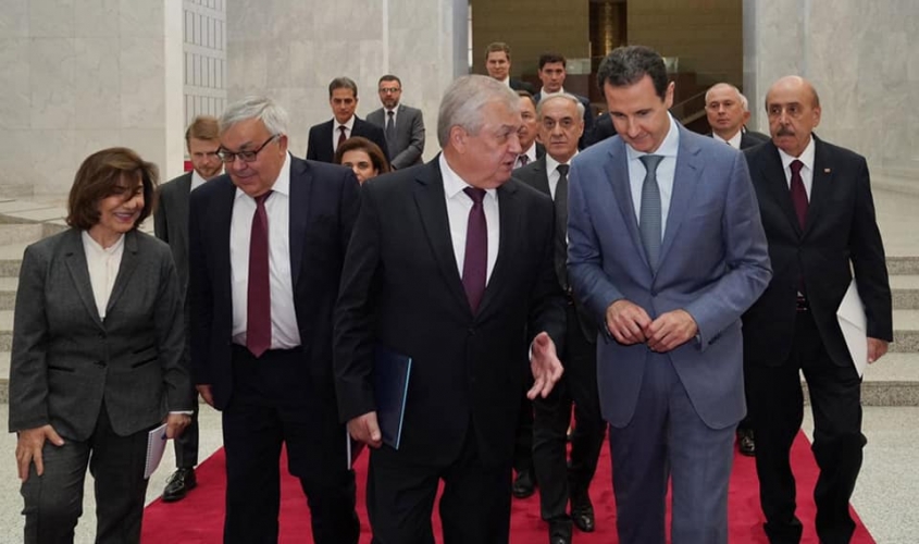 الرئيس الأسد يبحث مع مبعوث الرئيس الروسي التعاون في مكافحة الإرهاب وتنشيط الإقتصاد