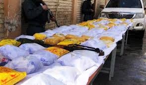 ضبط أكثر من طن من المخدرات في جنوب شرق إيران