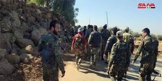 الجيش يمشط مدينة الحراك ومحيطها بريف درعا الشمالي الشرقي