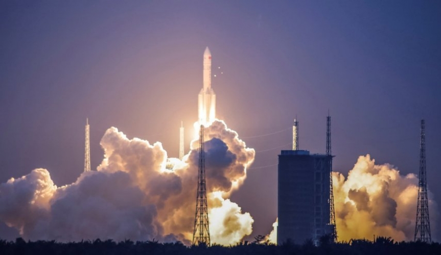 الصين تطلق قمرا صناعيا جديدا على متن صاروخ حامل من طراز كوايتشو - 1 أيه