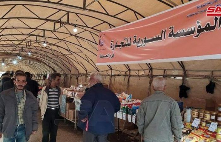 افتتاح فعاليات أسواق الخير بالحسكة