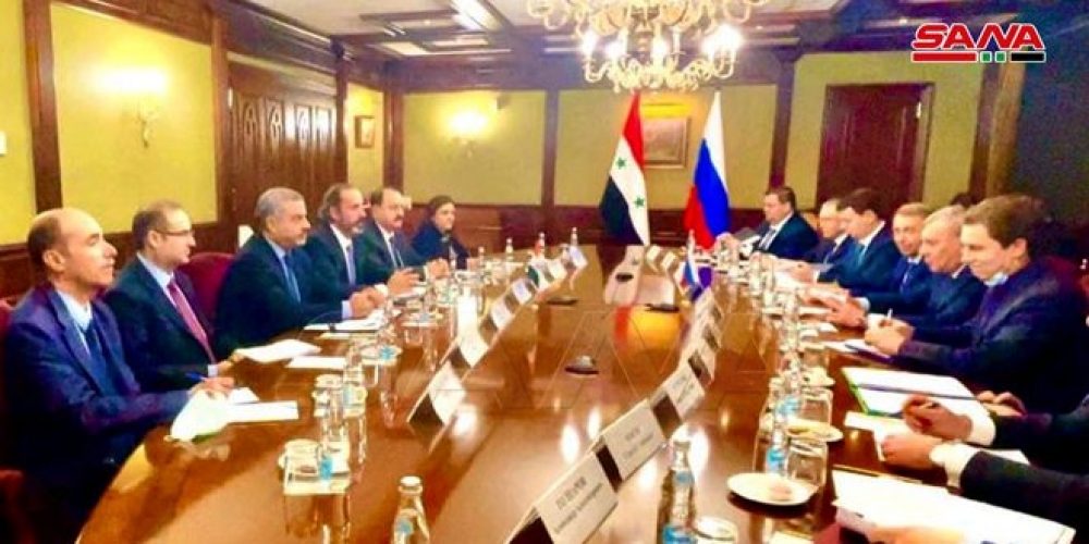 مباحثات بين سورية وروسيا في موسكو تتناول ملف التعاون الاقتصادي