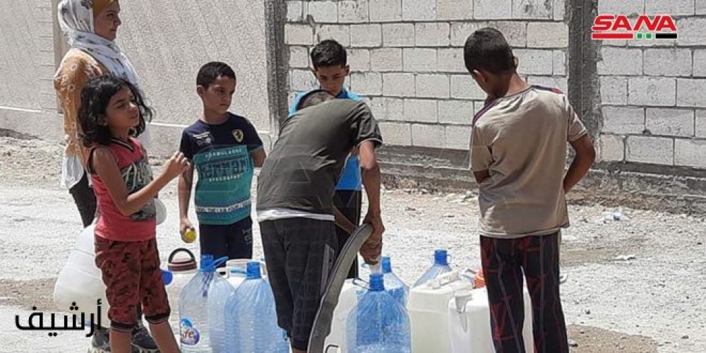 لليوم السابع على التوالي الحسكة دون مياه بسبب الاحتلال التركي ومجموعاته الإرهابية   