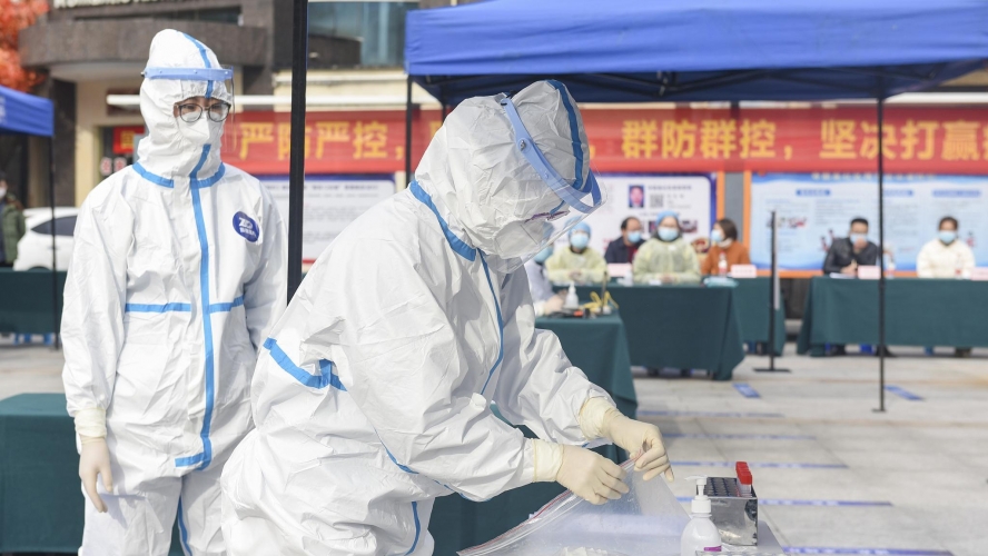 الصين تسجل 80 حالة إصابة جديدة محلية العدوى بكورونا