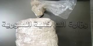 إلقاء القبض على تاجر مخدرات في دمشق   