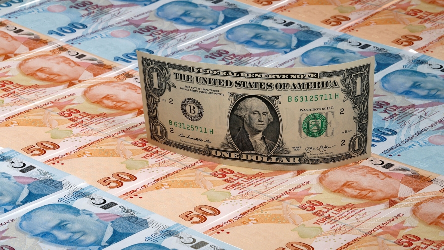 تراجع قياسي جديد لليرة التركية أمام الدولار