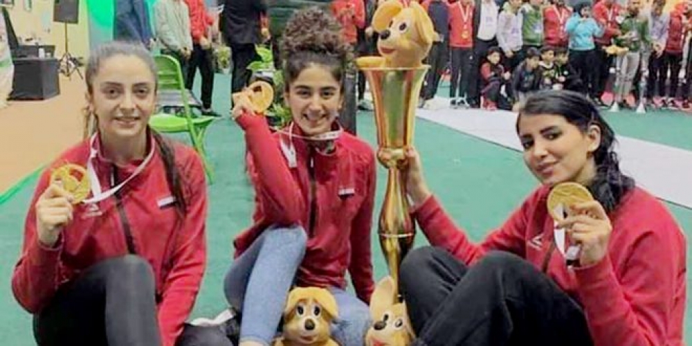 ميدالية ذهبية لسورية في البطولة العربية للمبارزة بمنافسات الفرق