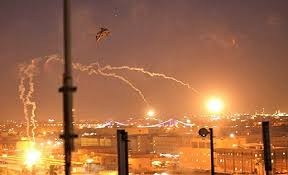 استهداف المنطقة الخضراء في بغداد بصاروخي كاتيوشا