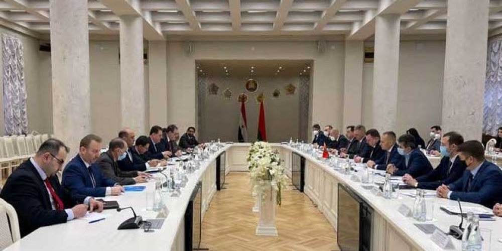 اللجنة المشتركة بين سورية وبيلاروس تبدأ اجتماعاتها في مينسك