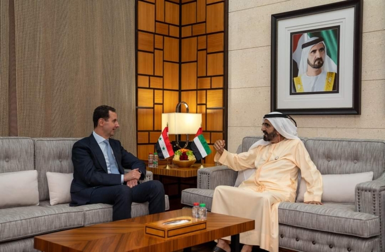 الرئيس الأسد في زيارة لدولة الإمارات 