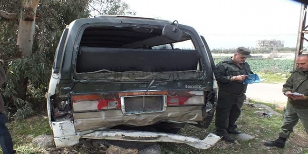 إصابة 24 شخص في حادث سير على اوتوستراد طرطوس- بانياس