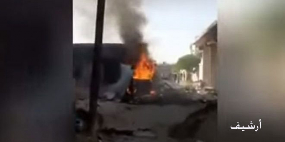 إصابة عدة أشخاص بينهم إرهابيون تابعون للنظام التركي بانفجار سيارة في مدينة الباب