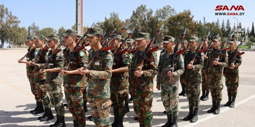 طلاب كلية الشؤون الفنية العسكرية في حمص: انتصار الجلاء نهج مستمر