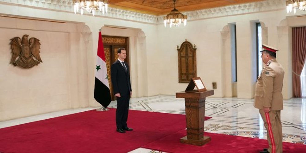أمام الرئيس الأسد.. وزير الدفاع وسفيرا سورية في الصين وأرمينيا يؤدون اليمين الدستورية والقانونية