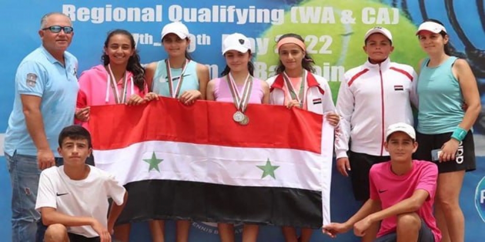 منتخب سورية لكرة المضرب يحرز المركز الأول في الترتيب العام في بطولة غرب ووسط آسيا
