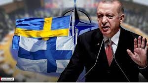 الرئيس التركي: تركيا ترفض أنضمام فنلندا والسويد لحلف الناتو
